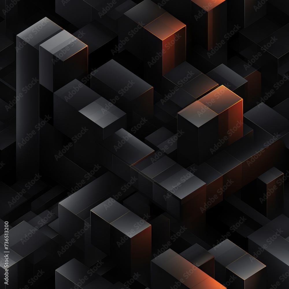 Dark black Geometric grid background Modern dark abstract texture seamless pattern Dark black Geometric grid background Modern dark abstract texture seamless pattern