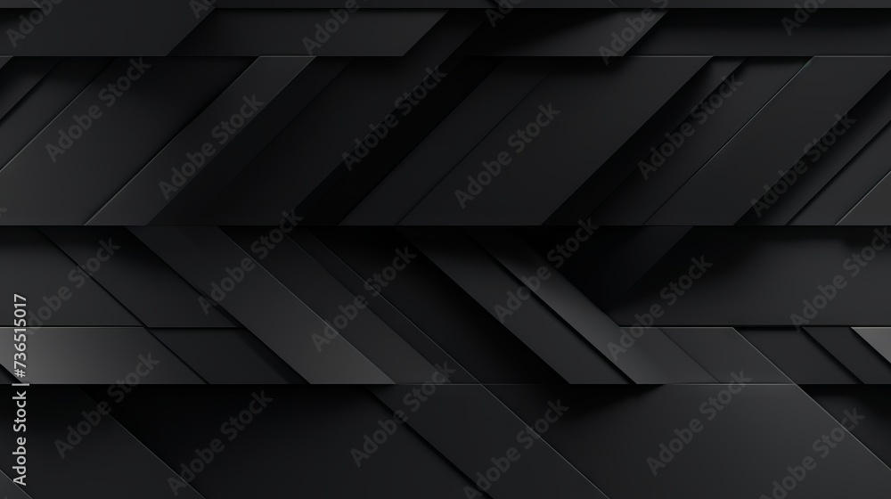 Obraz premium Dark black Geometric grid background Modern dark abstract texture seamless pattern
