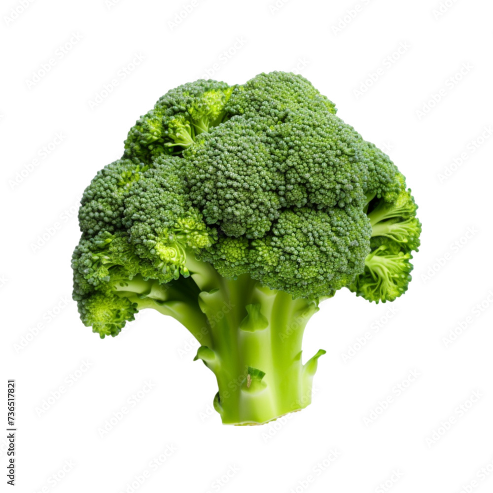 broccoli isolated on white background. With clipping path. broccoli isolated on white background. With clipping path.
