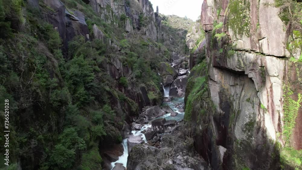Beautiful Nature Landscape from National Park of Gerês in Portugal Aerial View Beautiful Nature Landscape from National Park of Gerês in Portugal Aerial View