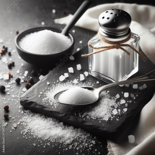 Salt, White sea salt, salt crystals, Sal de mar, marina, Meersalz, морская соль, Salz. 