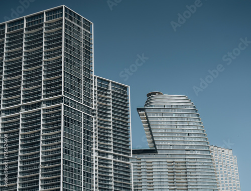 modern office building in the city skyscrapers Brickell miami  © Alberto GV PHOTOGRAP