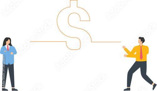 Talking business communication, Dialog or verbal, Exchange discussion or expression concept,
