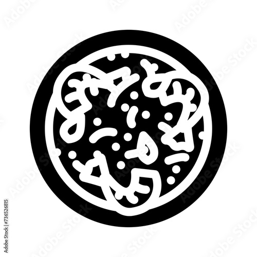 tom yum soup thai cuisine glyph icon vector illustration