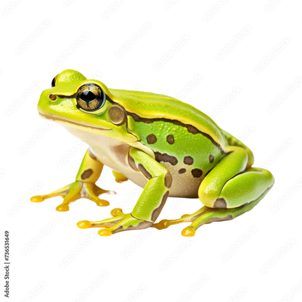 Obraz premium frog isolated on white background. With clipping path.