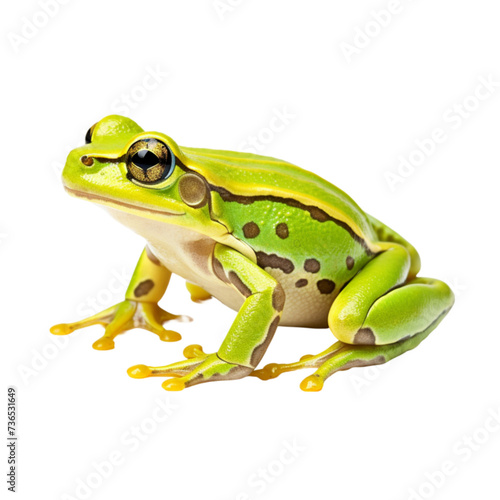 frog isolated on white background. With clipping path.