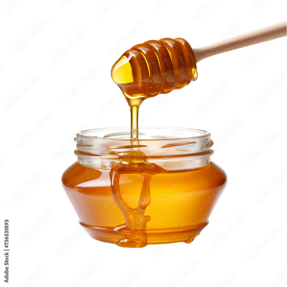 honey isolated on white background. With clipping path. honey isolated on white background. With clipping path.