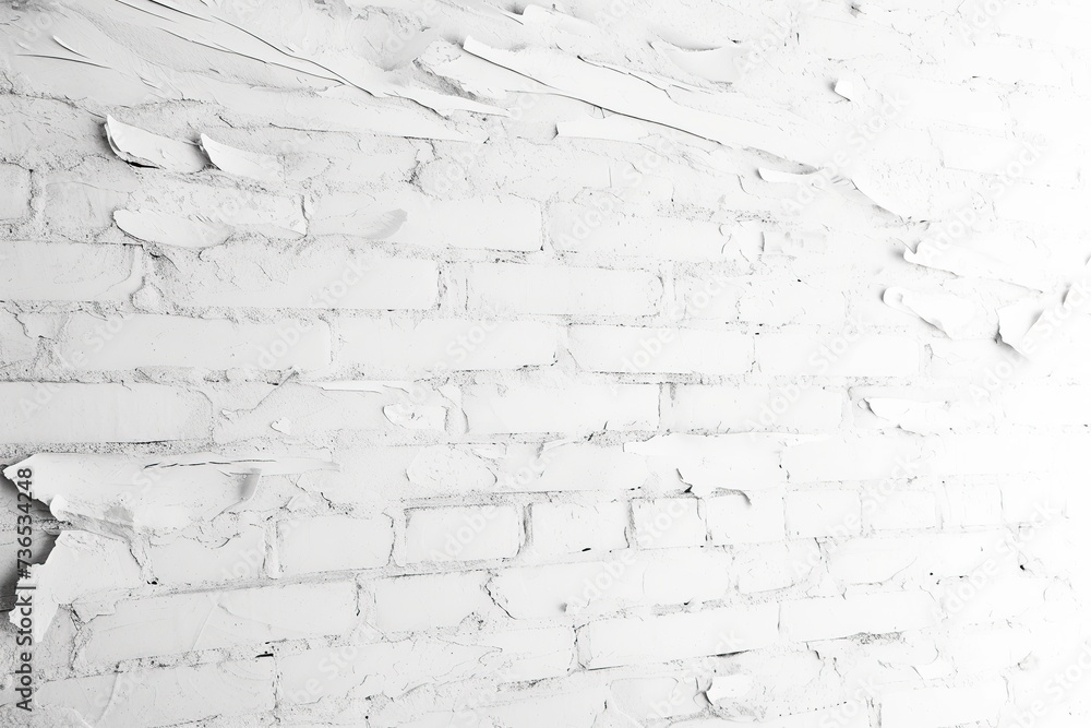 Modern white brick wall background Modern white brick wall background