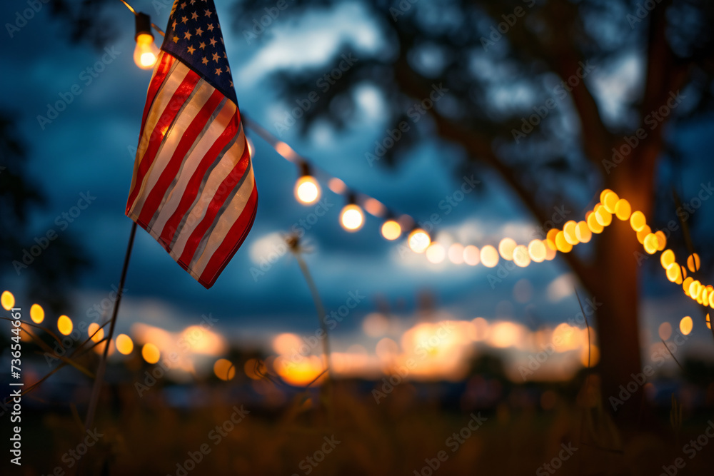 Independence Day background, Memorial Day, Patriots Day, Veterans Day concept, American Flag USA, patriotism - obrazy, fototapety, plakaty 