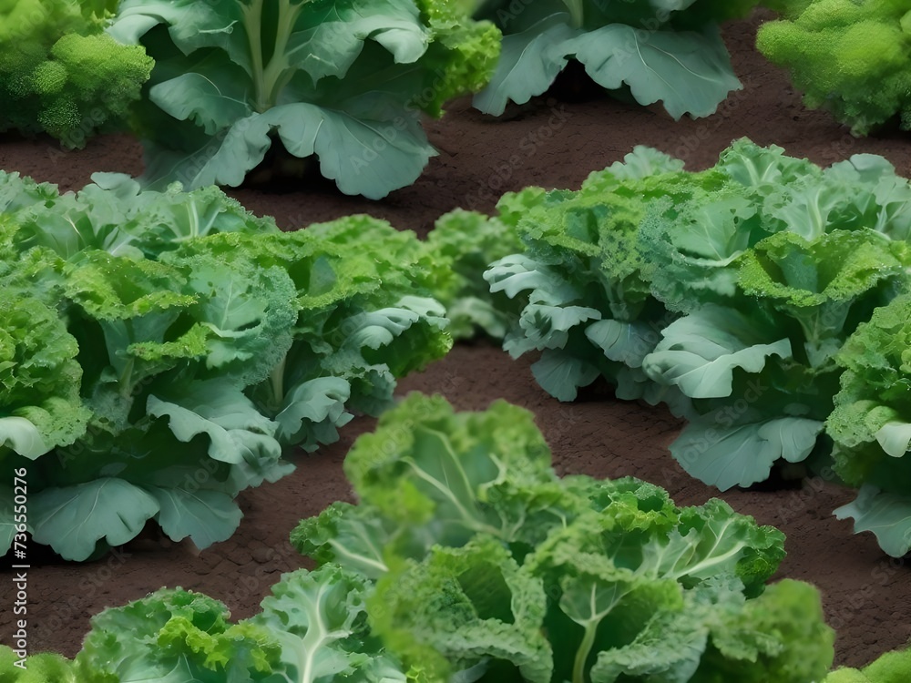 cabbage in the garden cabbage in the garden