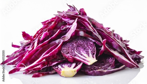 pile of cut red cabbage transparent png