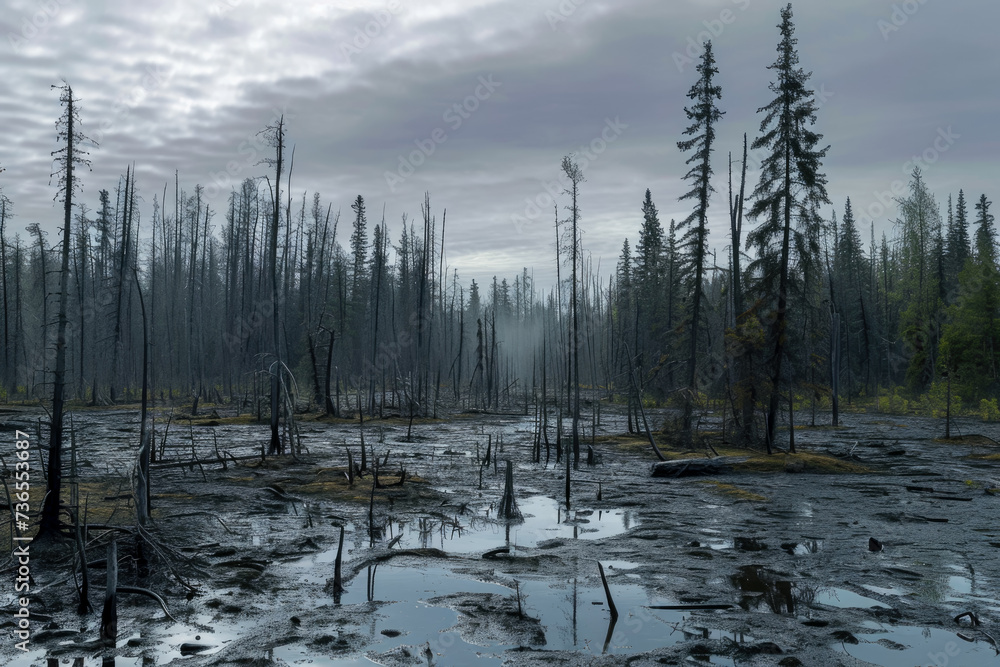 forest destroyed by acid rain forest destroyed by acid rain