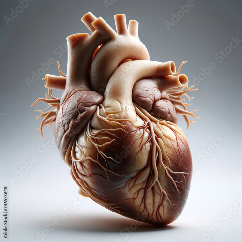 Anatomical human heart photo