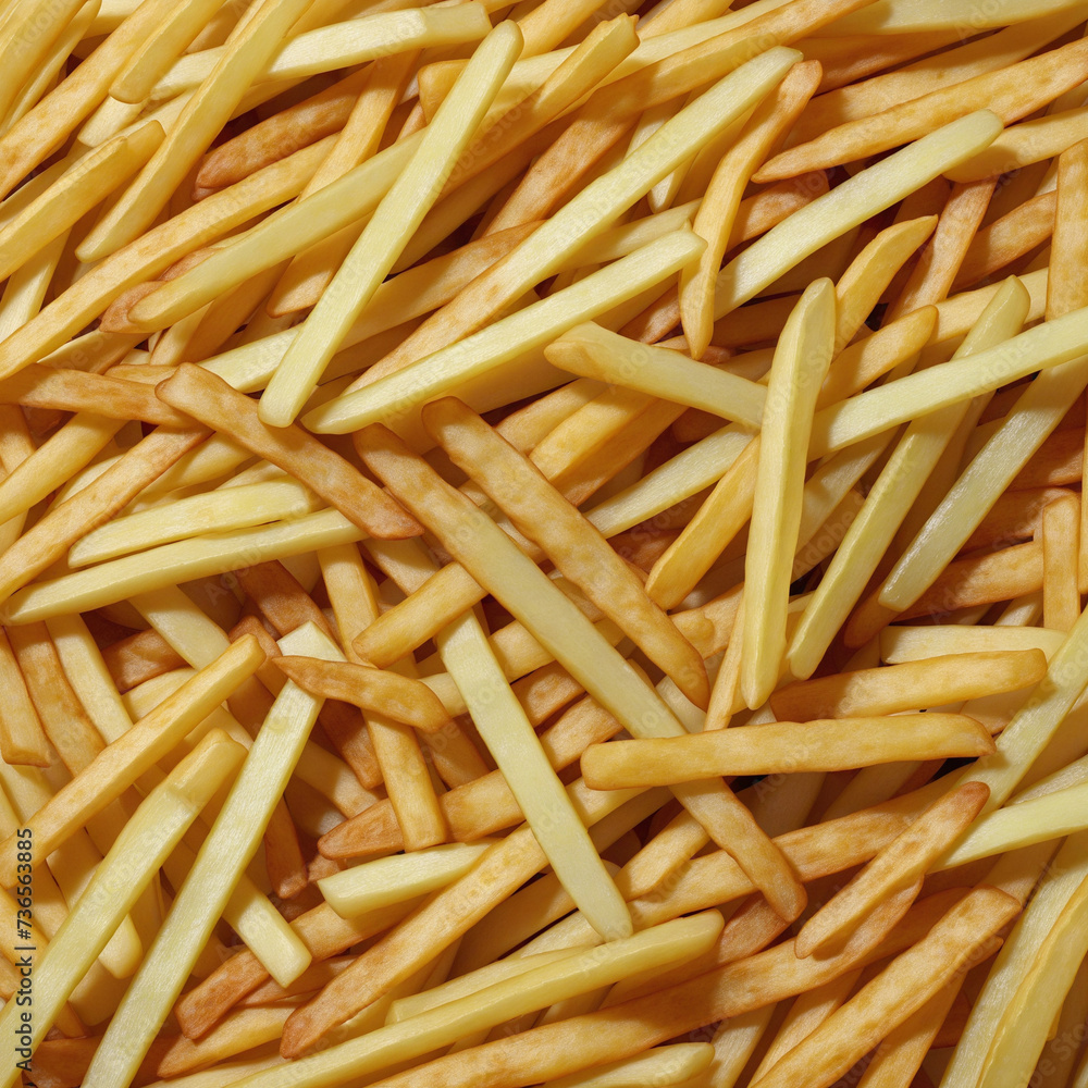 Illustration of vector French fries Illustration of vector French fries