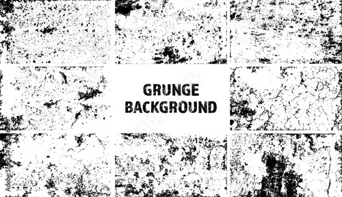 Wallpaper Mural Grunge overlay texture. Old dirty concrete background with cracks and scratches. Distressed grainy surface. Vintage urban backdrop. Scraped and stained design element. Vector illustration Torontodigital.ca