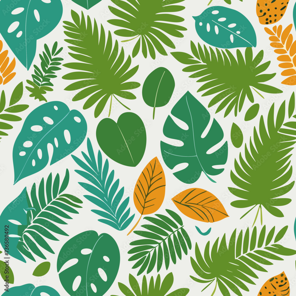 FONDO HOJAS TROPICALES VERDES FONDO HOJAS TROPICALES VERDES