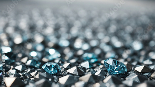 "Diamond-Infused Metal: Textured Background for Editorial Purposes"