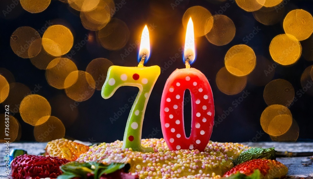 number 70 joyful greeting card for birthdays or anniversaries this ...