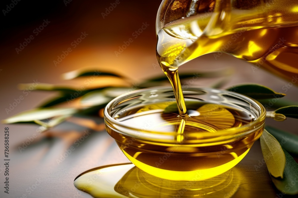 Palm oil. Background with selective focus and copy space Palm oil. Background with selective focus and copy space