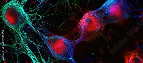 Ependymal cells in the third ventricle display vimentin immunopositivity. photo