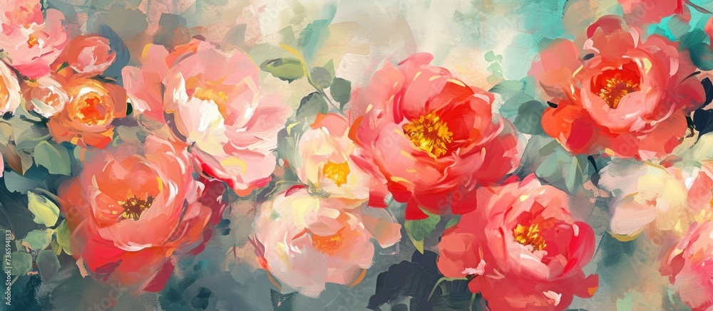 Stunning blooms for a card or a watercolor reference, a perfect holiday present.