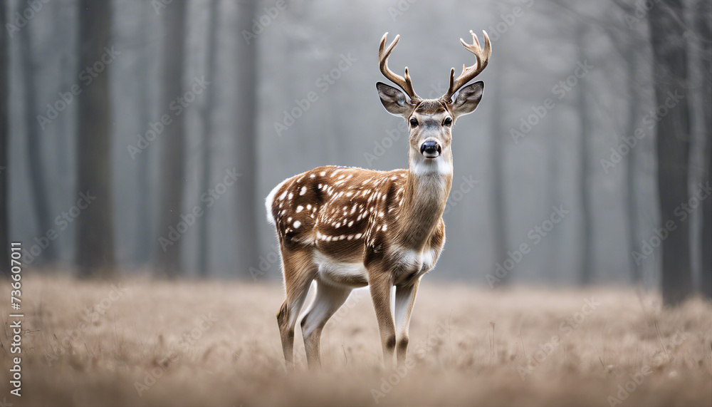 full body of a fallow deer, isolated white background
full body of a fallow deer, isolated white background