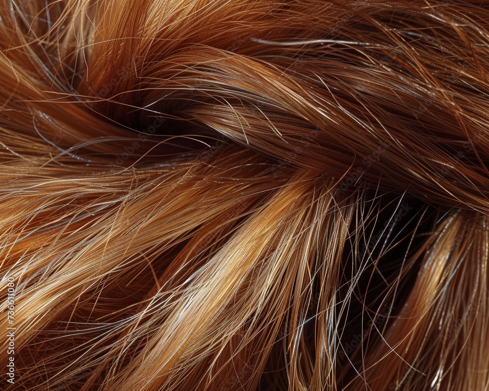 A close up view under the microscope showcases the unique texture of hair highlighting its natural elegance and complexity A close up view under the microscope showcases the unique texture of hair highlighting its natural elegance and complexity