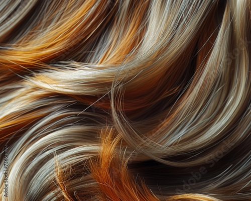 A close up view under the microscope showcases the unique texture of hair highlighting its natural elegance and complexity