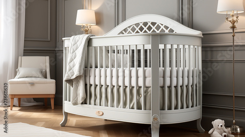 Classic style baby crib