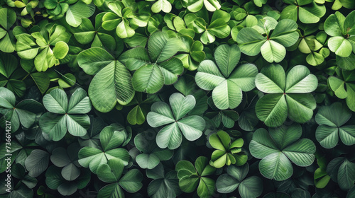A close-up view of a bunch of green leaves. This image can be used to depict nature, foliage, or environmental themes