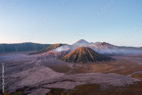 The volcanic area of Bromo Tengger Semeru National Park