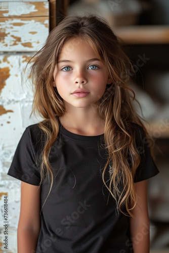 portrait of a little girl