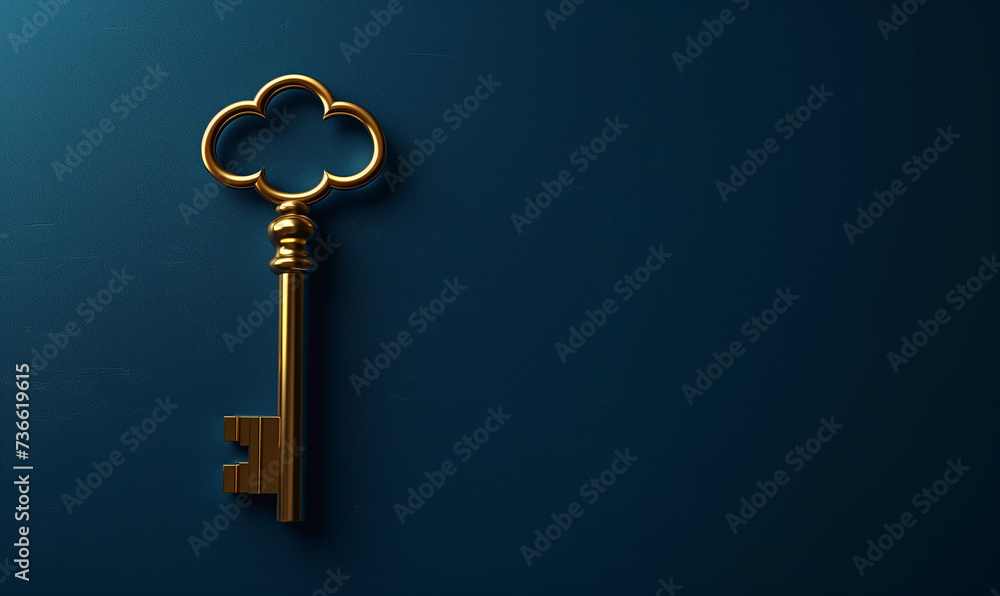 Golden Key of Opportunity, Exclusive Access Concept
Golden Key of Opportunity, Exclusive Access Concept