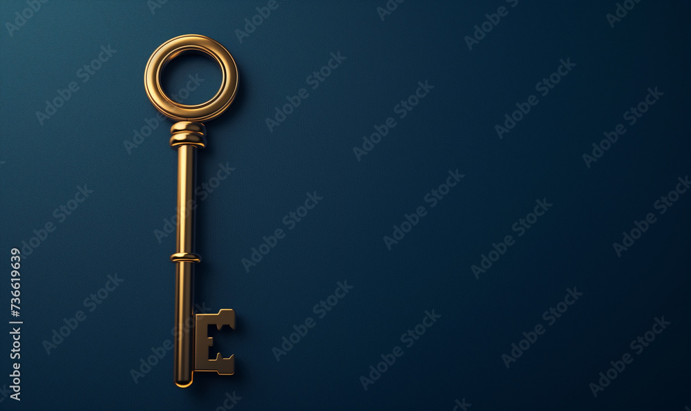 Golden Key of Opportunity, Exclusive Access Concept
Golden Key of Opportunity, Exclusive Access Concept