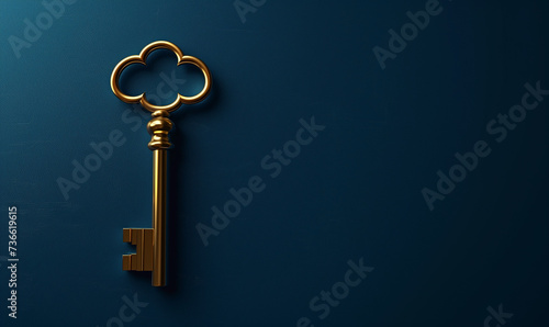 Golden Key of Opportunity, Exclusive Access Concept  © augenperspektive