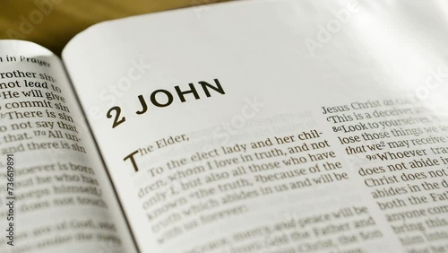 Bible - 2 John - Slide Right to Level