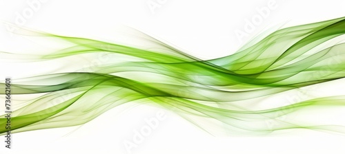 Green and black waves design background, modern digital art concept for creative projects.