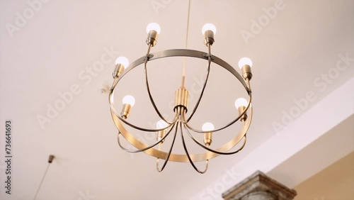 Chandelier Hanging On Ceiling