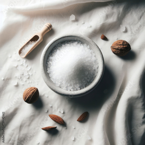 Salt, White sea salt, salt crystals, Sal de mar, marina, Meersalz, морская соль, Salz. 