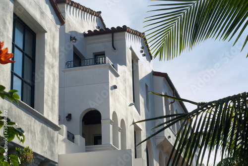 Spanish style architecture.