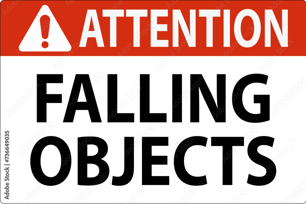 Attention Sign, Falling Objects