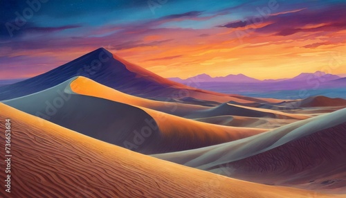 Desert Dunes at Twilight