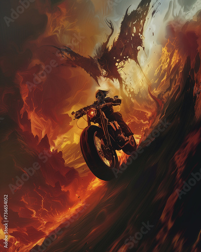 Bat Out of Hell:Ride Through the Inferno: A Fiery Escape on the Highway of Legends