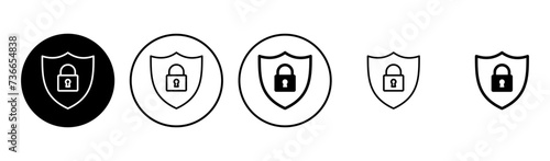 Security icon set. protection icon. privacy. vpn