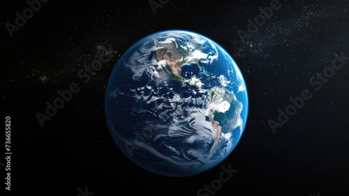 artistic representation of Earth from space, symbolizing the perspective gained from human spaceflight missions