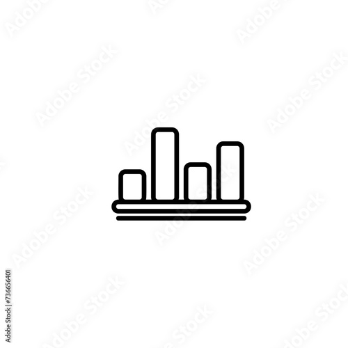 bar chart icon  logo  shape  symbol  arts  design  icon  bussiness  Progress
