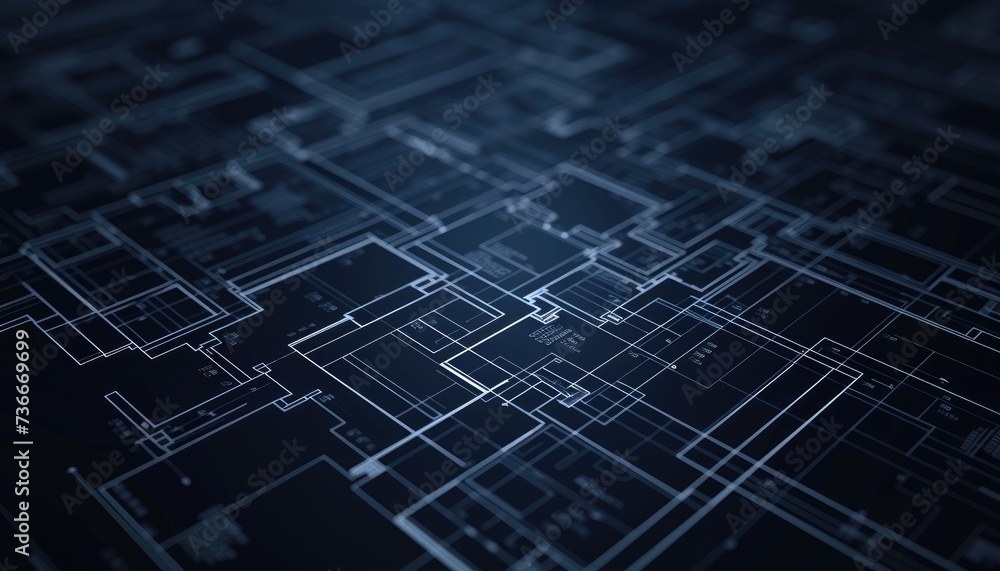 Abstract black architecture plans background from above, building engineering blueprints backdrop Abstract black architecture plans background from above, building engineering blueprints backdrop