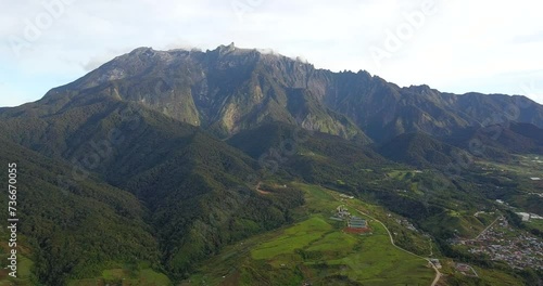 Aerial View of Mount Kinabalu