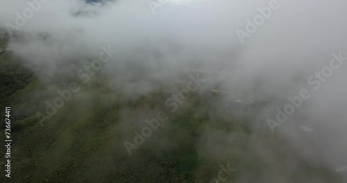 Aerial view of Mount Kinabalu