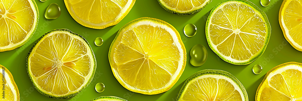 Close-up image of citrus rings Close-up image of citrus rings